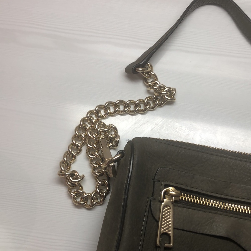 Rebecca Minkoff Olive & Gold Crossbody Bag - Picture 5 of 7